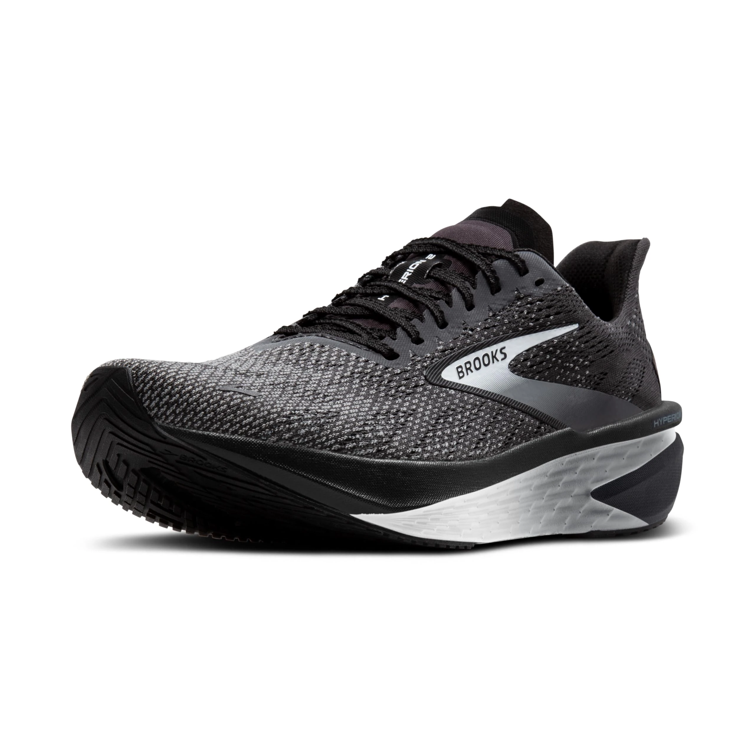 Brooks Men’s Hyperion 2 Neutral Running Shoe, Black/Ebony/Primer Gray, 8.5 UK