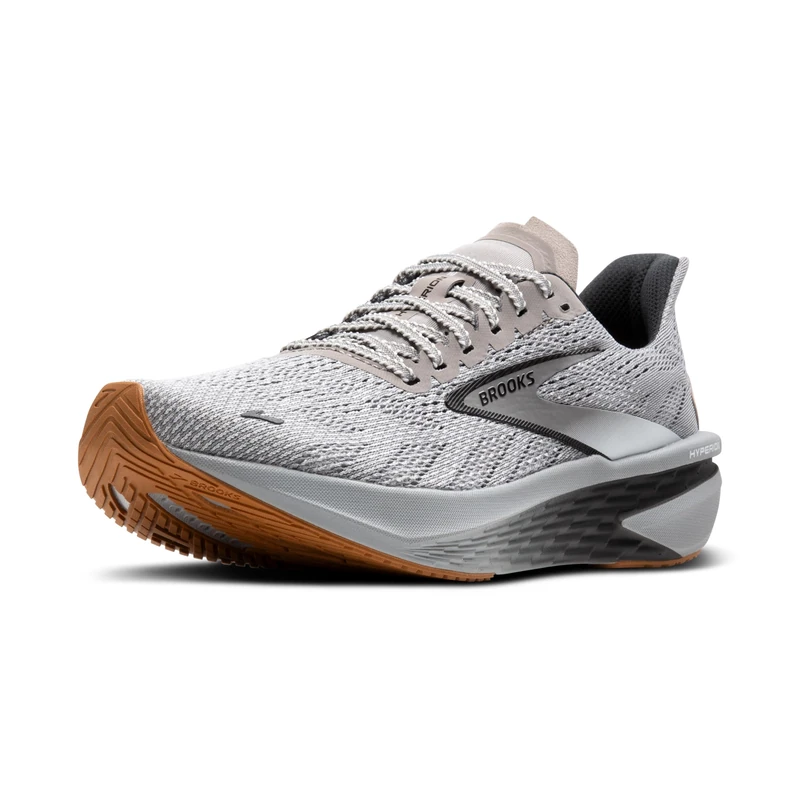 Brooks Men’s Hyperion 2 Neutral Running Shoe, Alloy/Bright White/Black, 9.5 UK
