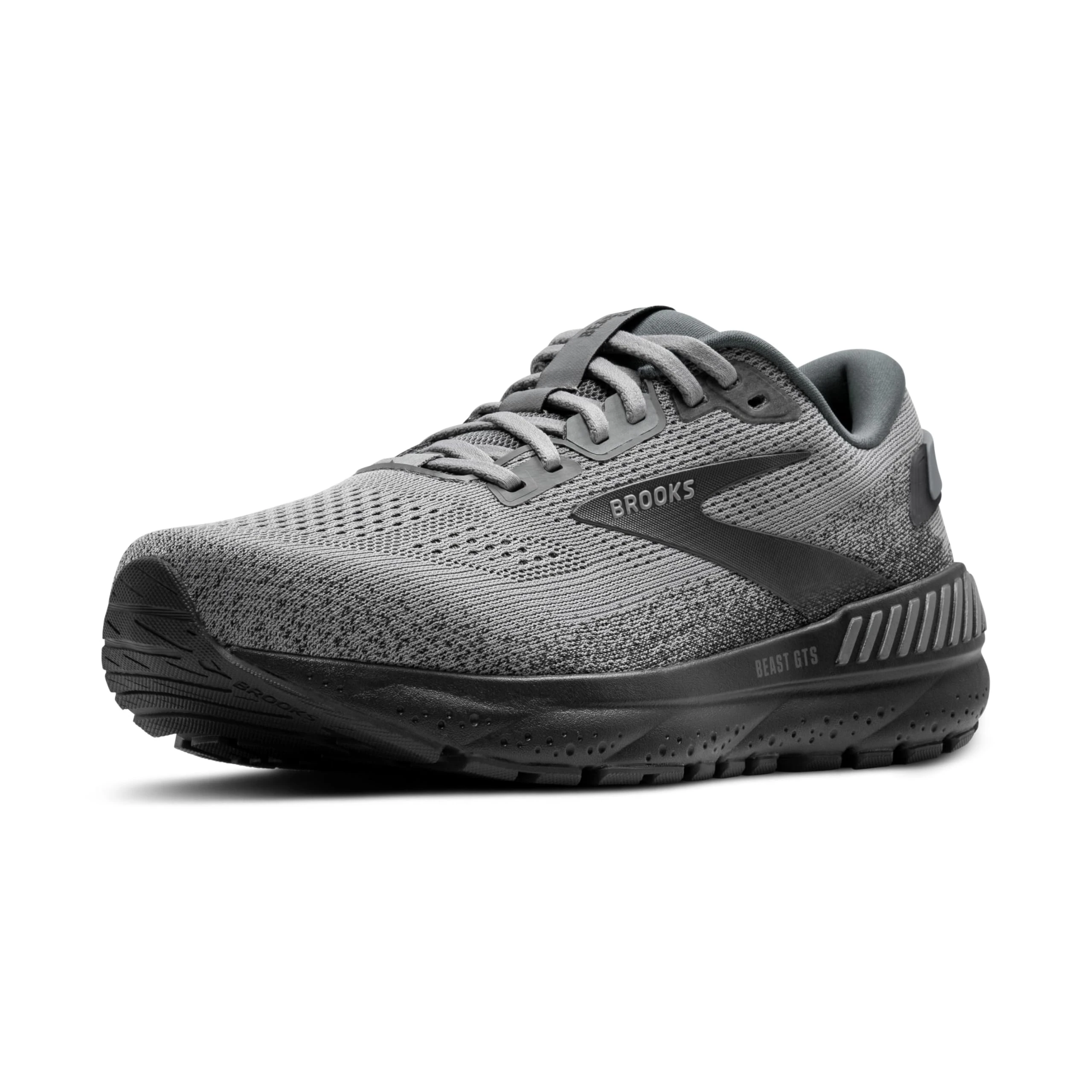 Brooks Men’s Beast GTS 24 Supportive Running & Walking Shoe, Primer Grey/Ebony, 15 UK