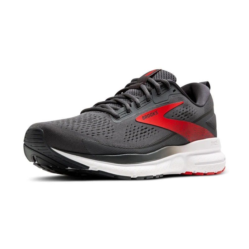 BROOKS 1104121D083 Trace 3 Men Ebony/Fiery Red/White UK 6