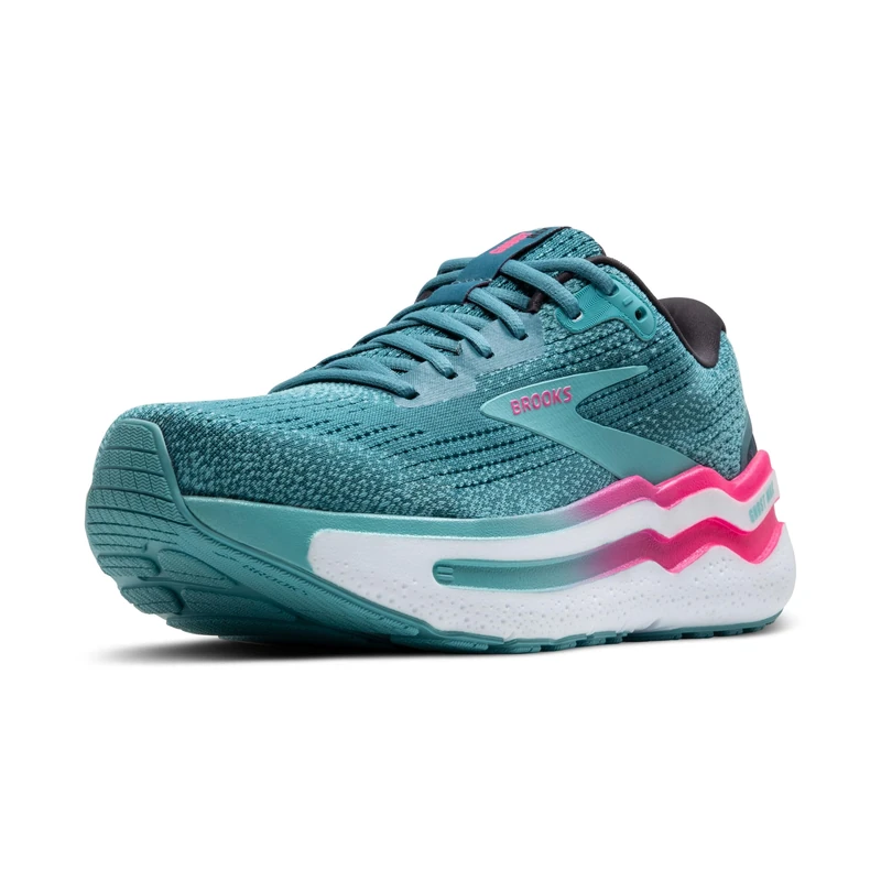 BROOKS 1204201D475 Ghost Max 2 Women Storm Blue/Knockout Pink/Aqua UK 6