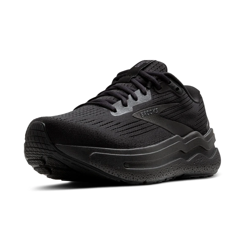 Brooks Ghost Max 2 Sneaker - Black Black Ebony Running Shoes