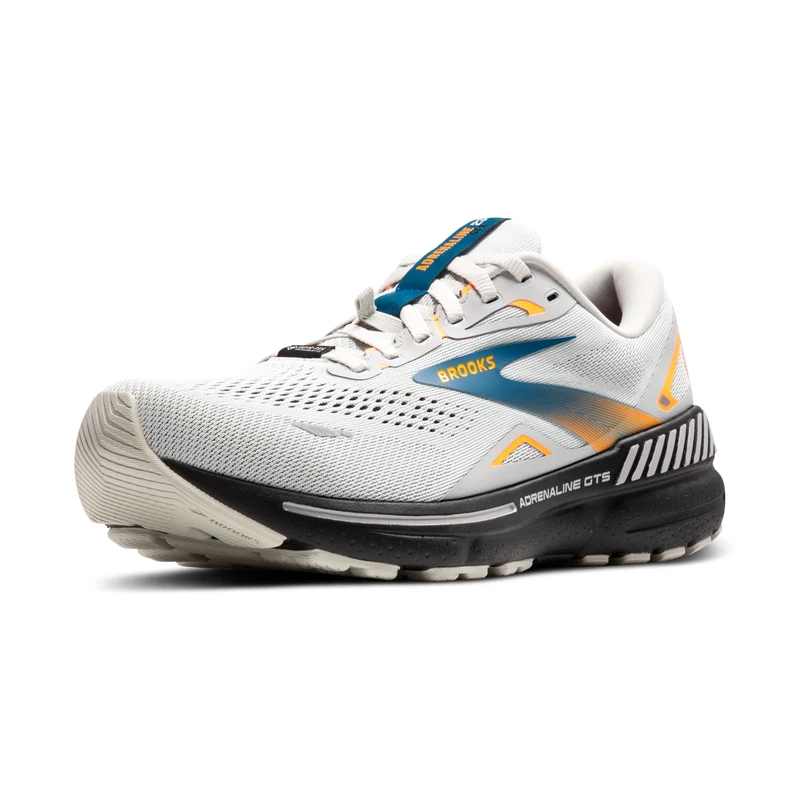 Brooks 1104241D071 Adrenaline GTS 23 GTX Men Oyster Mushroom/Orange/Blue UK 7