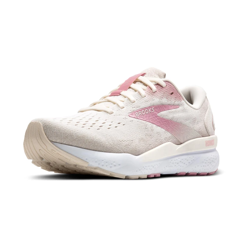 Brooks Women's Ghost 16 Sneaker, Coconut Zephyr White, 9.5 UK