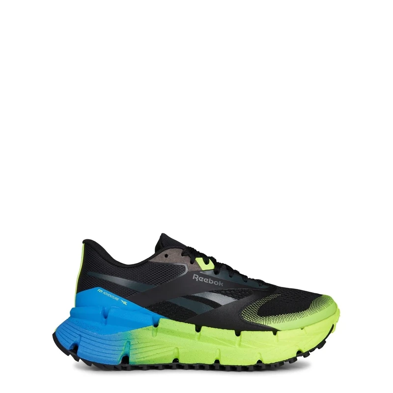 Reebok FLOATZIG Adventure 1 Black/Digital Lime/Kinetic Blue Male Running Shoes