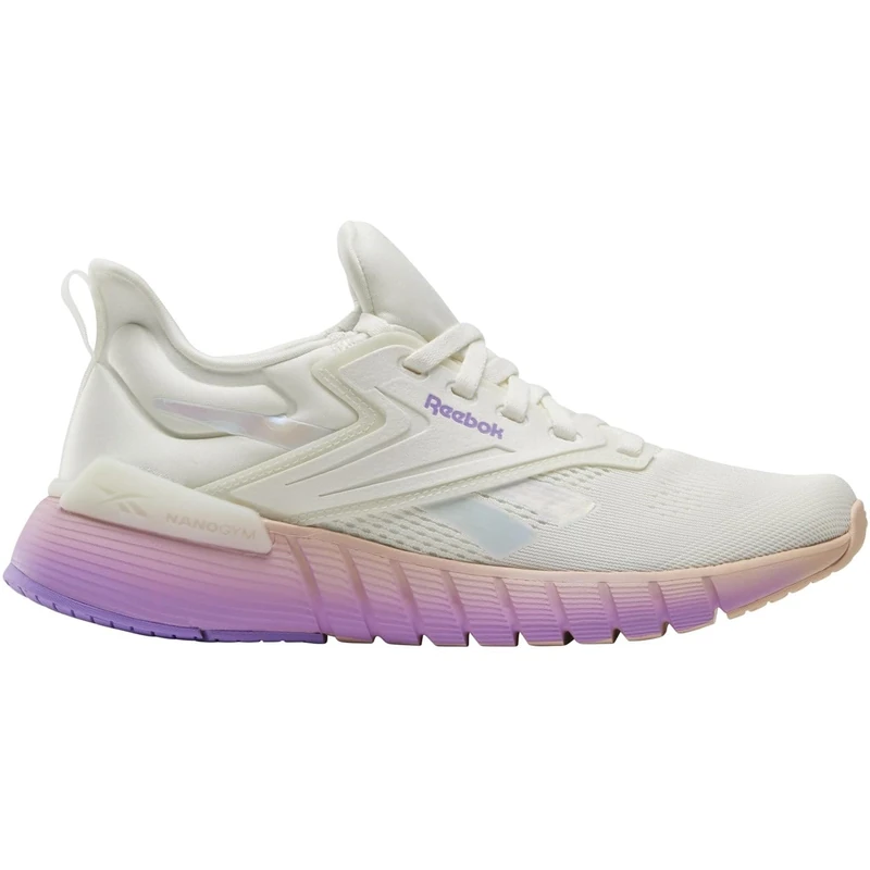 Reebok Nano Gym Chalk/Washed Clay/Dgtl Purple Female Training Shoes