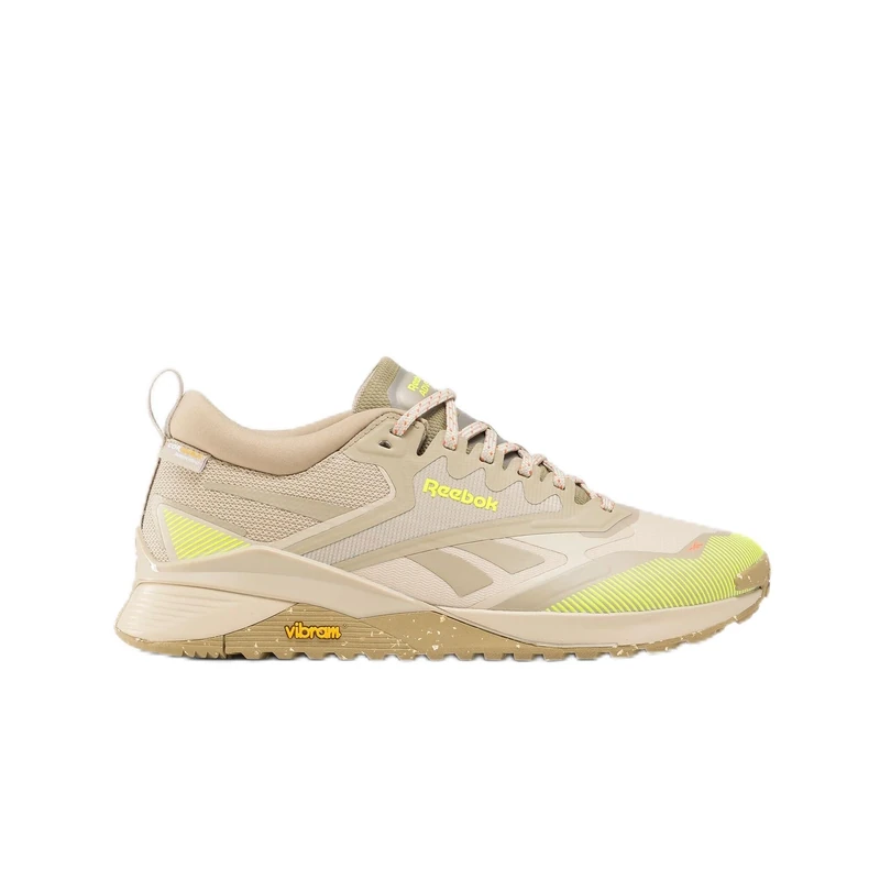 Reebok Nano X4 Adventure Beige/Mushroom/Digital Lime Unisex Training Shoes
