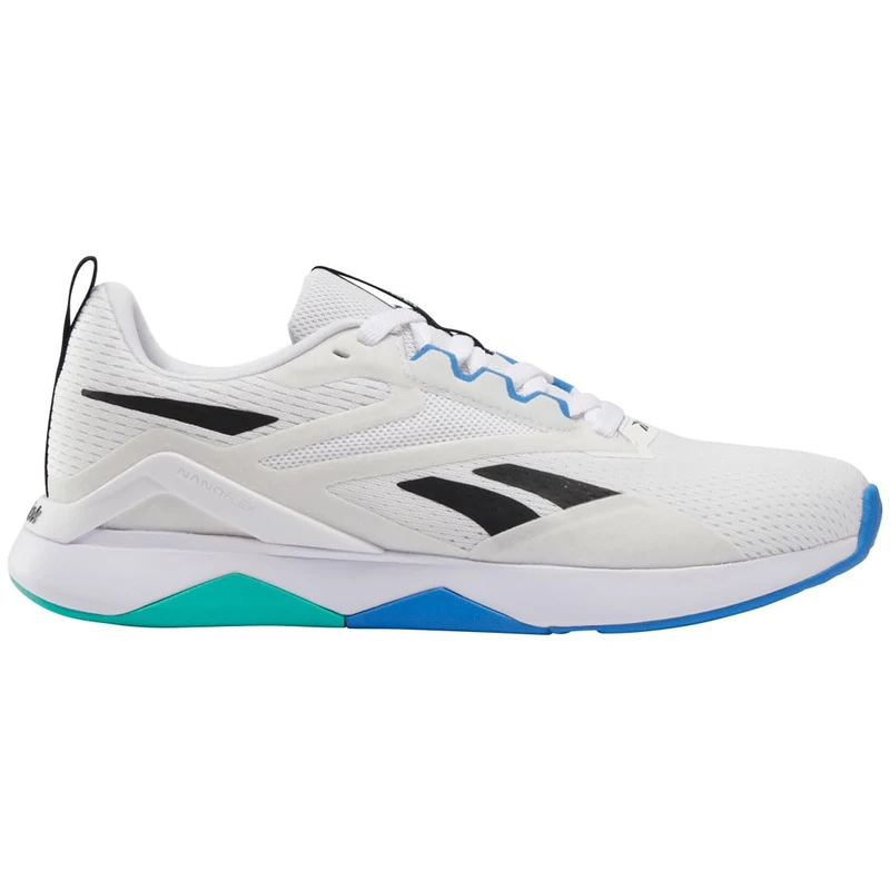 Reebok NANOFLEX TR 2 Footwear White/Black/Unleashed Green Male Training Shoes