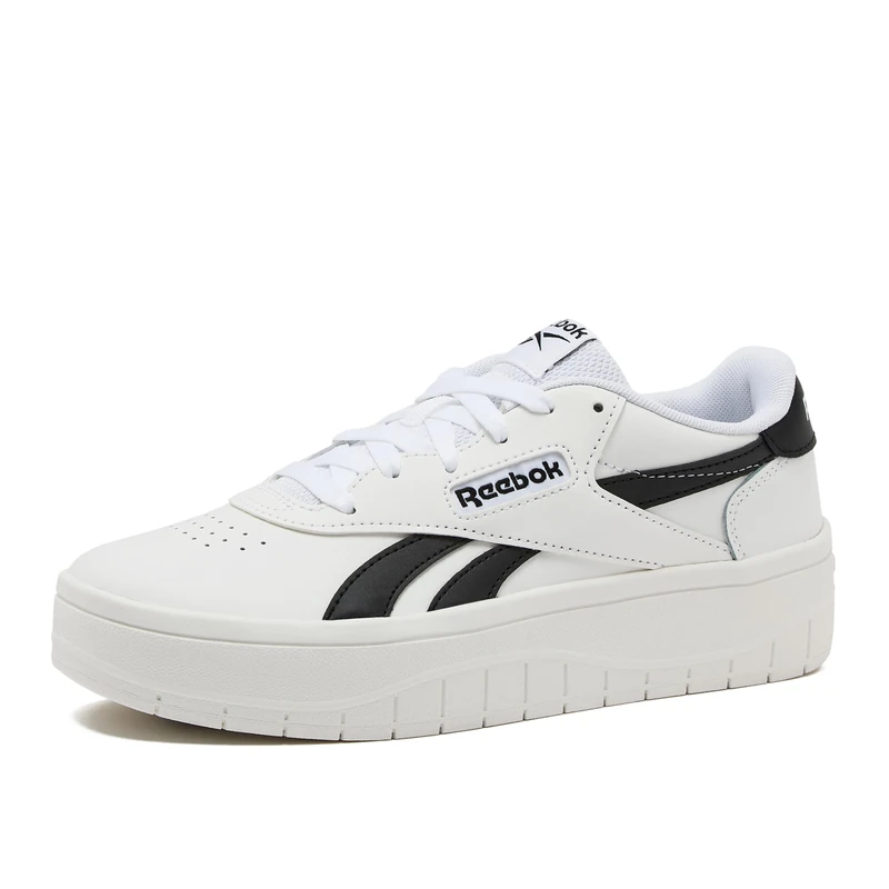 Reebok Court Advance Surge White/White/Black Female Tennis Shoes