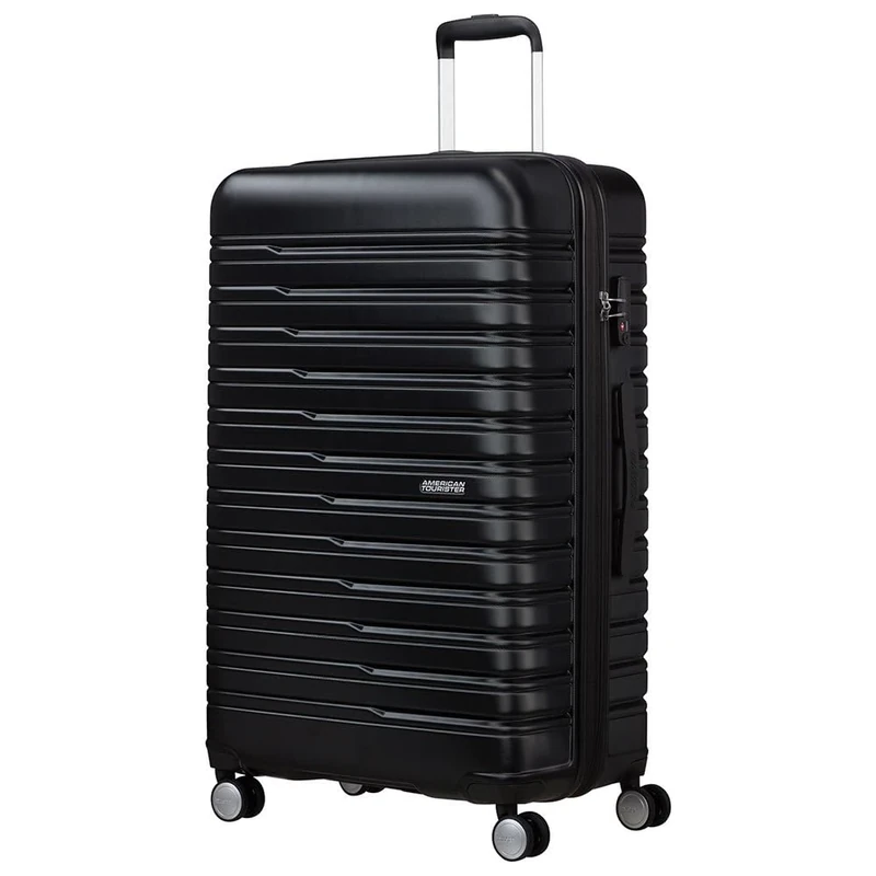 American Tourister Flashline - Spinner L, Case, 78 cm, 100/109 L, Black (Shadow Black)