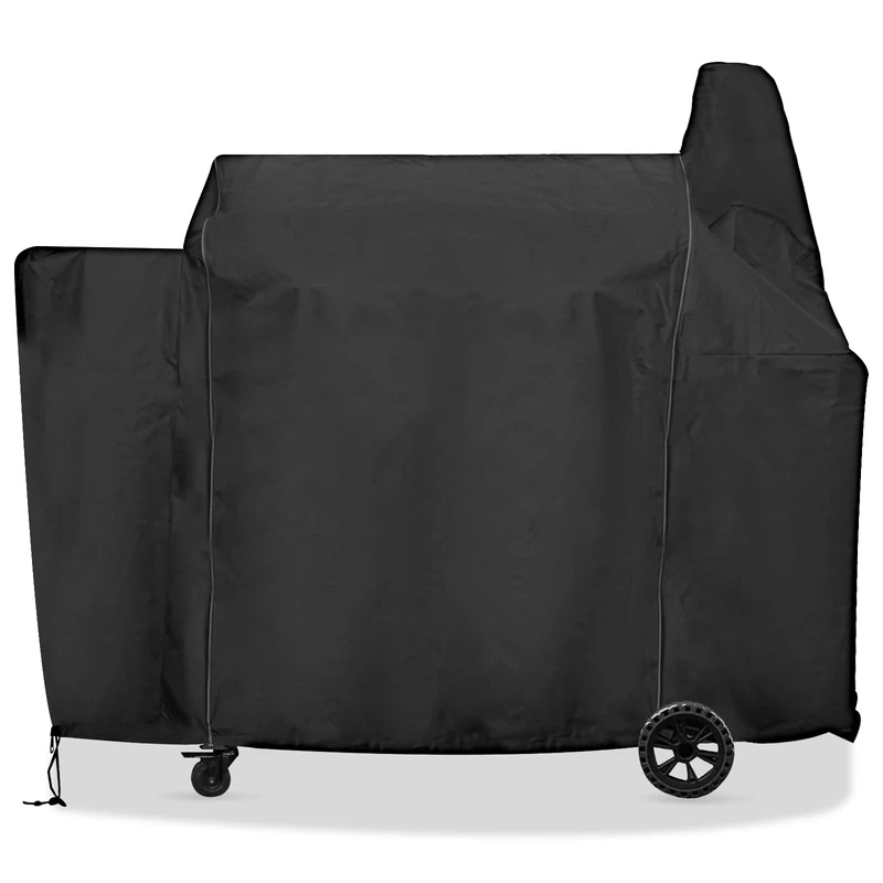 Blackhoso 600D Oxford Cloth Grill Cover for Pit Boss 820, 850, Z Grill 700 Series - Heavy Duty, Waterproof, UV Resistant, Tear & Low Temp Resistant