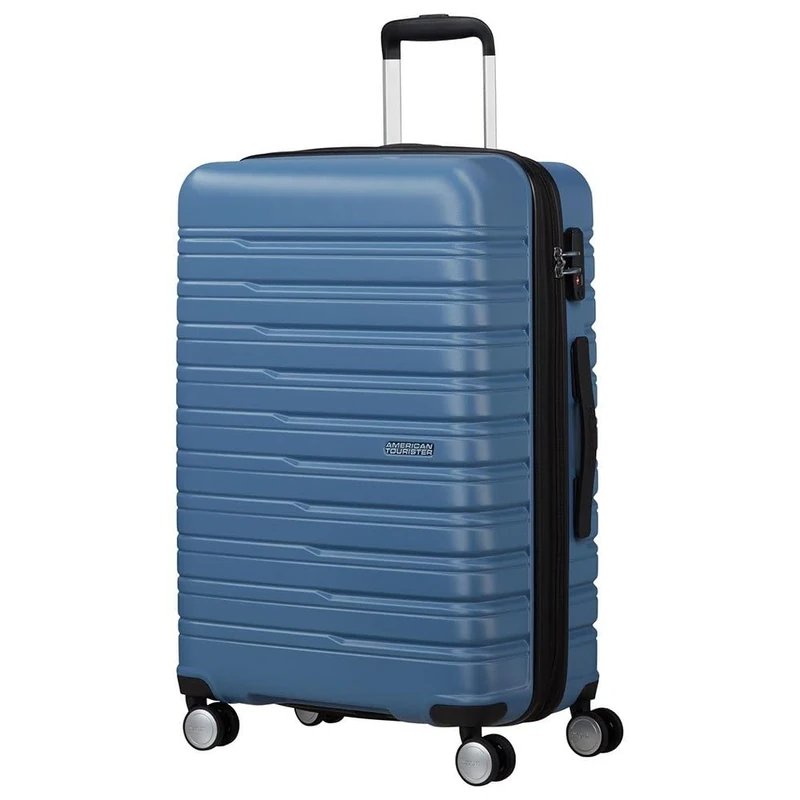American Tourister Flashline - Spinner M, Case, 67 cm, 69/75 L, Blue (Coronet Blue)