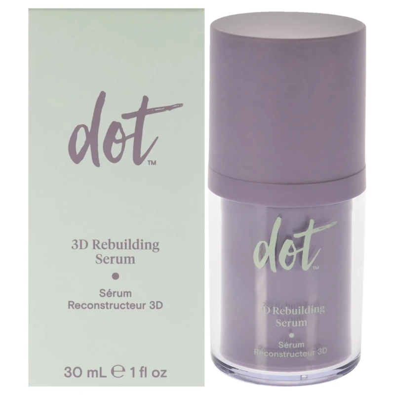 dot 3D Rebuilding Serum – With Feminage & Anti-Aging Effect For Moisturizing & Brightening Skin – Minimize Fine Lines & Wrinkles - Daily Face Serum – For All Skin Types – Menopause Skincare - 1 oz