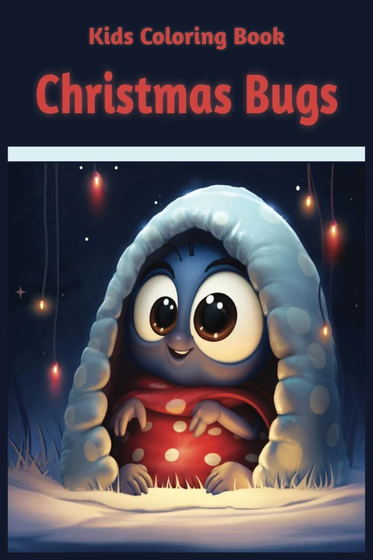 Christmas bugs: Kids coloring book