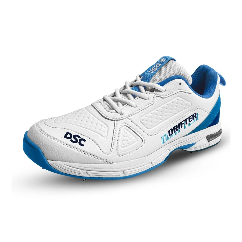 DSC Men's Drifter Sneaker, White/Blue, 10 UK