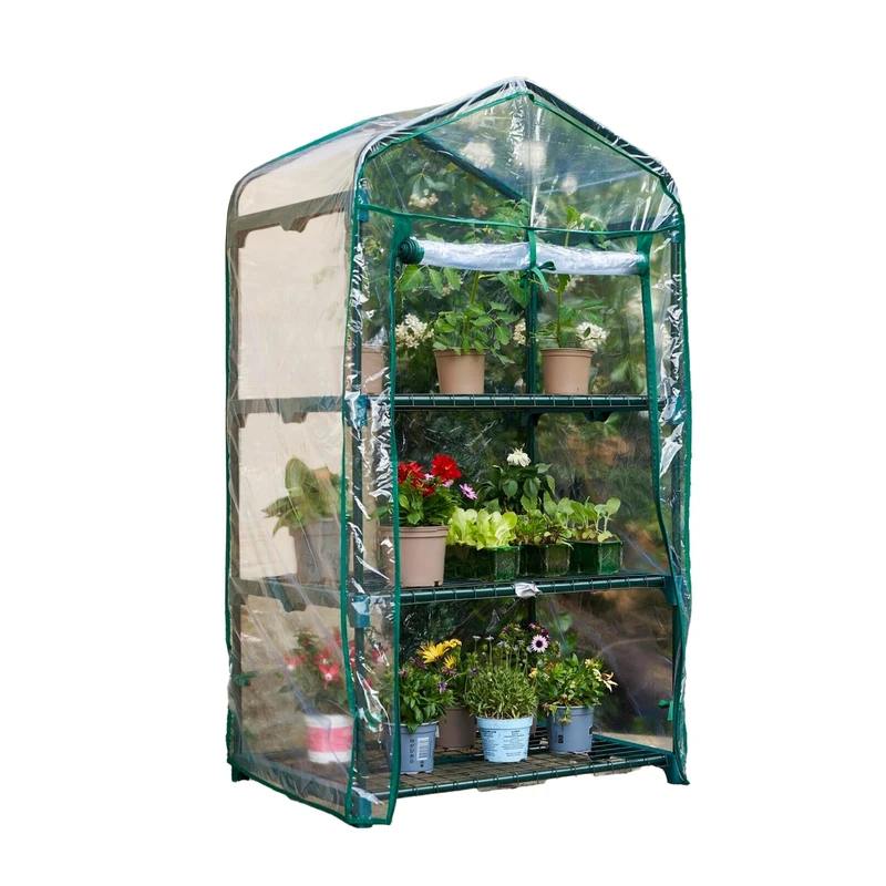 Avilia 3-Tier Portable Greenhouse - 70 x 47 x 126 cm