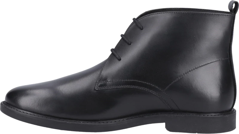 Hush Puppies Male Tate Senior Shoe, Black, 7 - Image 1