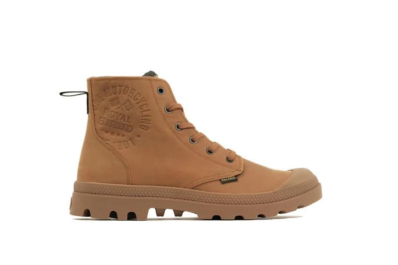 Palladium Unisex Pampa Ankle Boot, Brown, 8 UK