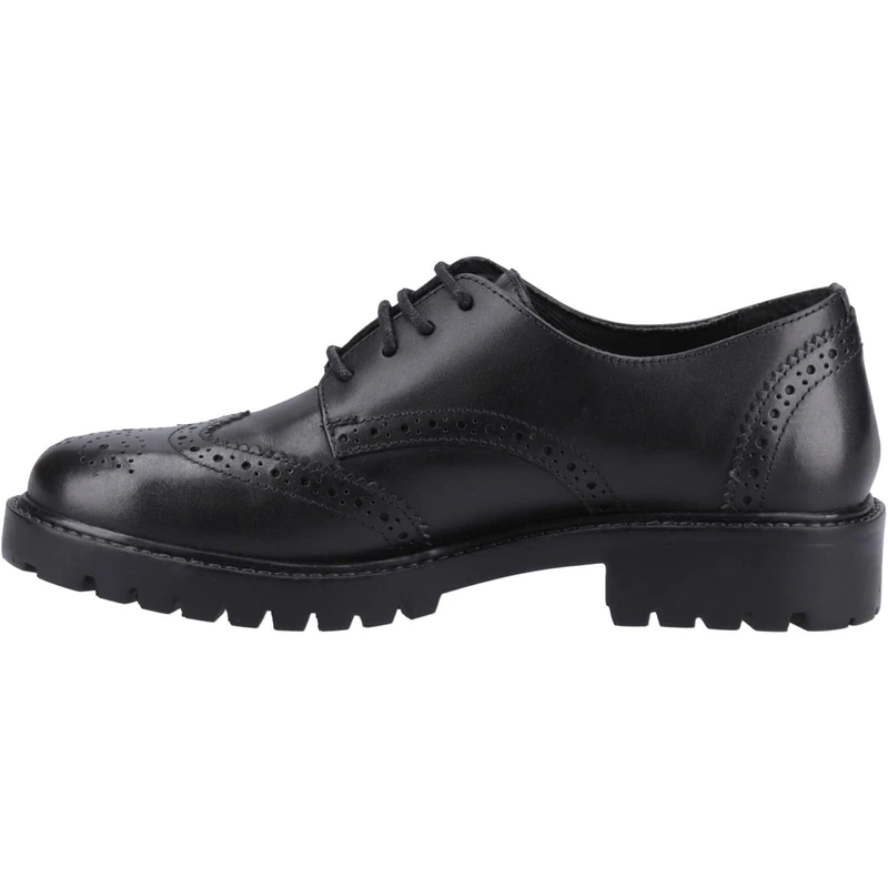 Hush Puppies Female Athena Senior Shoe, Black, 8