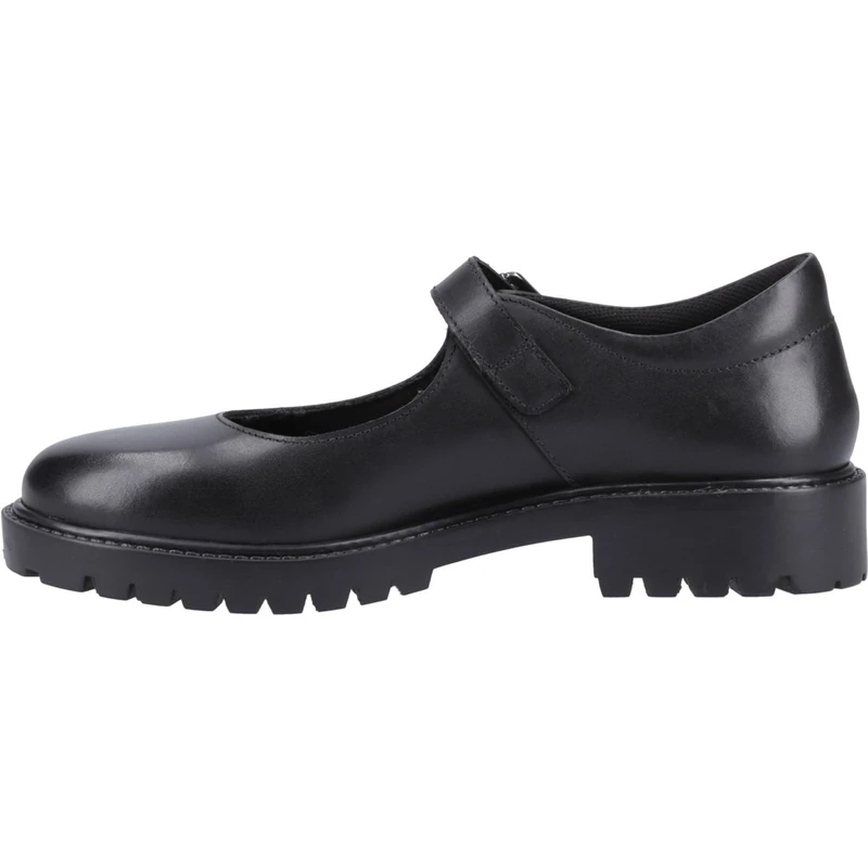 Hush Puppies Aurora Senior Shoe, Black, 8 UK
