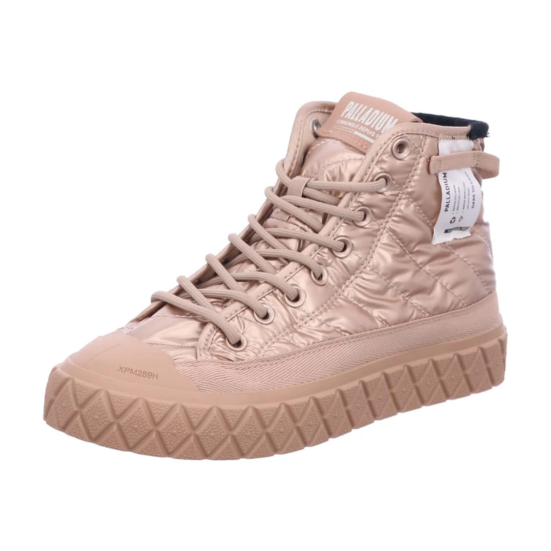 Palladium Women's Palla Ace Re Quilt W Sneaker, Copper Gold, 5 UK