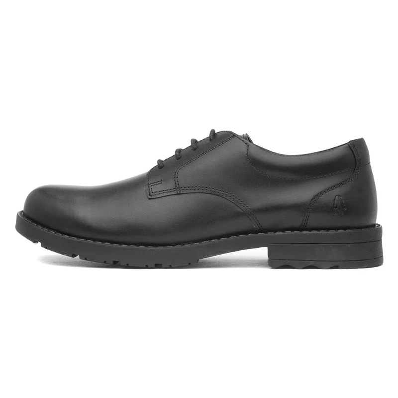Hush Puppies Boys Bruno Senior Shoe, Black, 8 UK