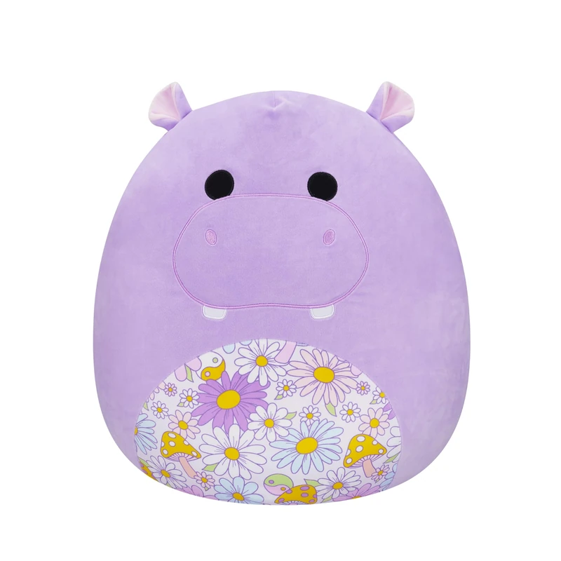 Squishmallows Original 20-Inch - Hanna the Purple Hippo with a Floral Belly Extra-Large-Sized Ultrasoft Official Plush - Image 1
