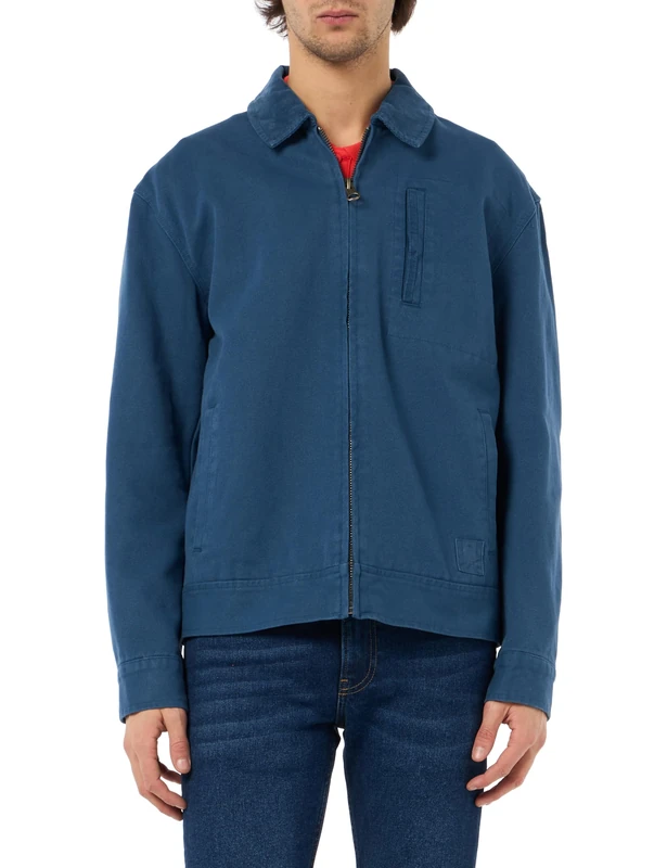 United Colors of Benetton Men's 2ngaun054 Jacket, Blue, S