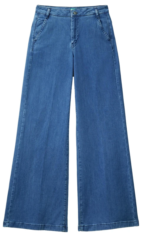 United Colors of Benetton Women's Jeans, Blue, 4