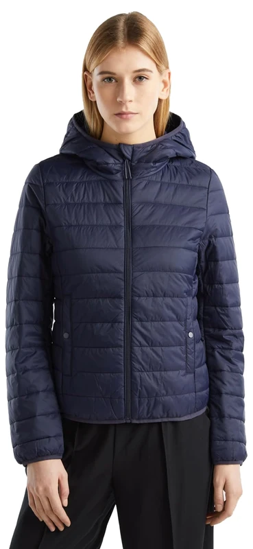 United Colors of Benetton Women's Jacket, blue, XL