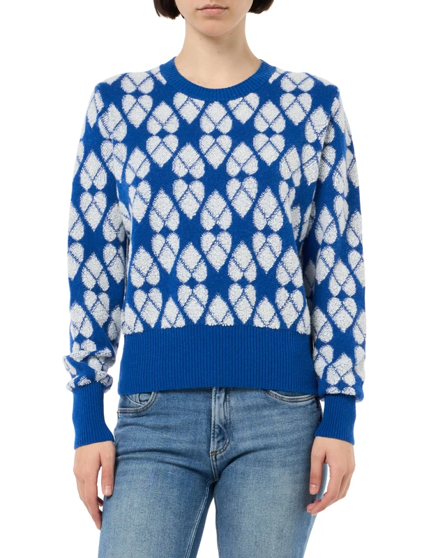 United Colors of Benetton Women's Sweater, Blue, L