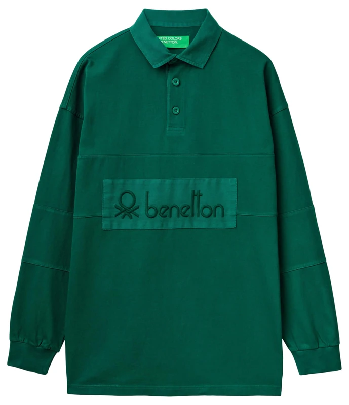 United Colors of Benetton Men's Polo Shirt, Green, L
