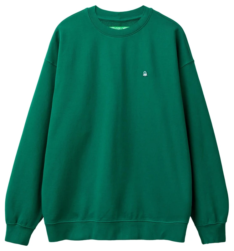 United Colors of Benetton Men's Hoodie, Green, M