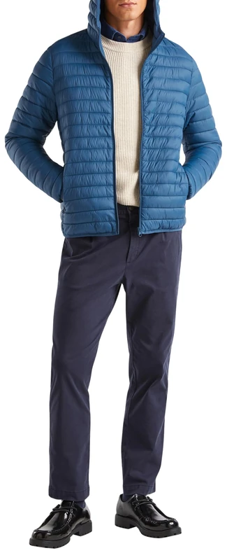 United Colors of Benetton Men's GIUBBOTTO 2BA2UN02O Suit Jacket, Blu, - Image 1