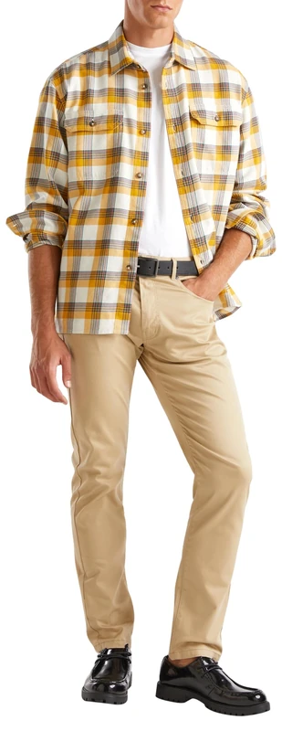 United Colors of Benetton Men's Pantalone 4Y4KUE01K Pants, Beige,