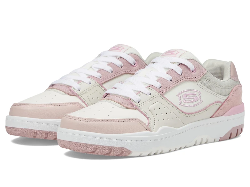 Skechers Girl's SKX-228 Sneaker, Natural, 13.5 UK Child