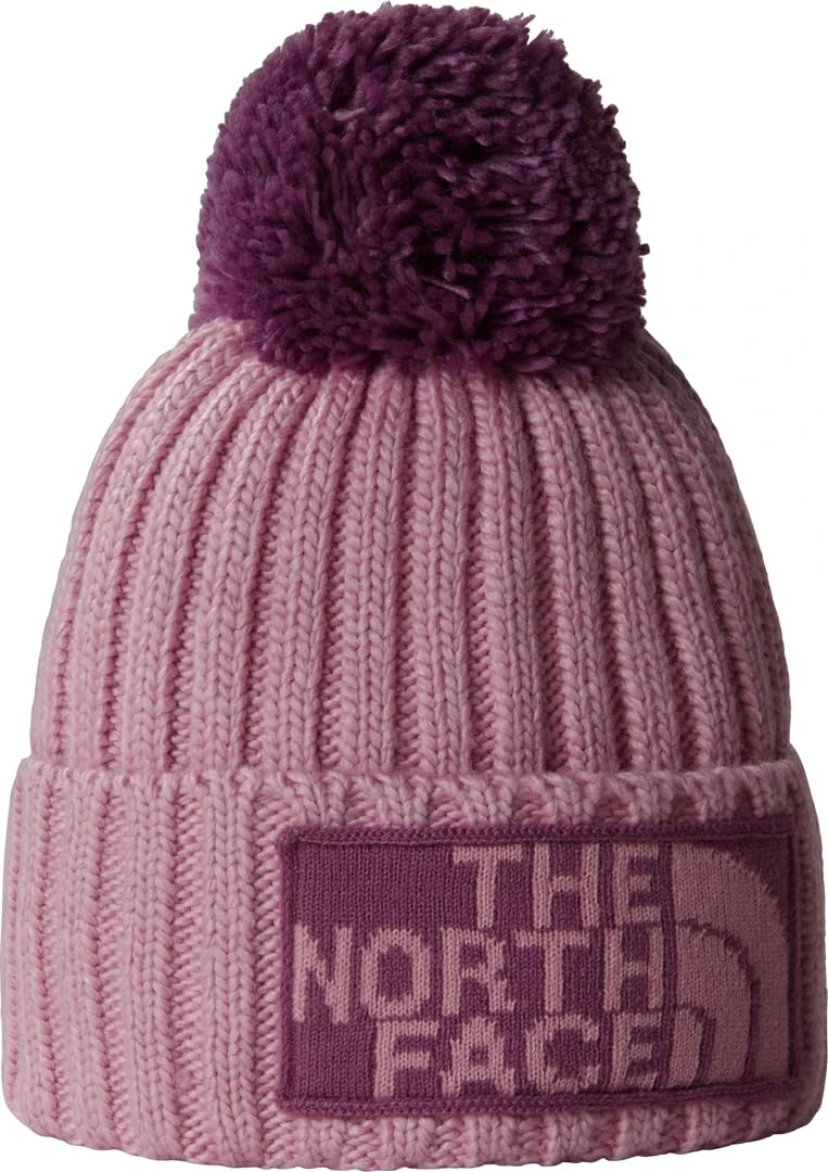 The North Face Unisex Heritage Ski Tuke Beanie Hat, Mauve/Midnight Mauve, One Size