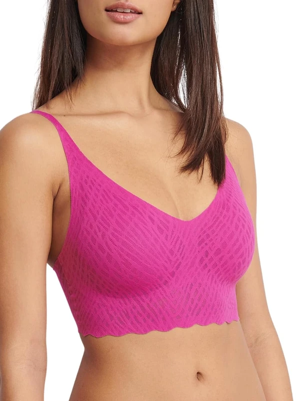 Sloggi Women's sloggi ZERO Feel Bliss Bralette, Plum Fusion