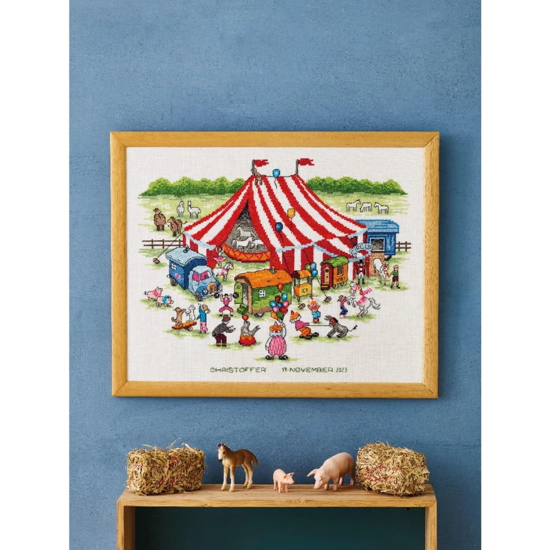 Permin Counted Cross Stitch Kit Circus
