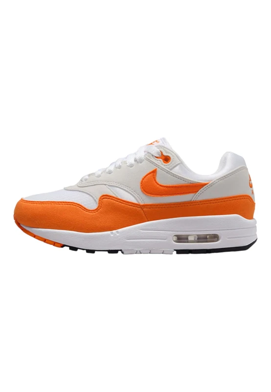 NIKE DZ2628 Air Max 1 '87 Women Neutral Grey/Safety Orange-White-Black UK 4.5