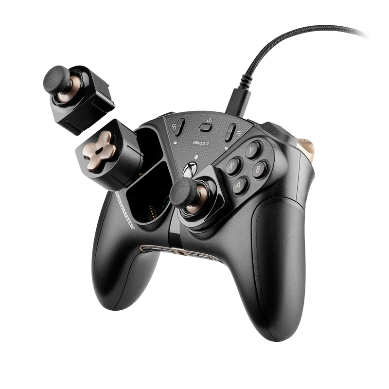 Thrustmaster ESWAP X2, Modular Gamepad for Xbox Series X|S and PC, Responsive Mechanical Buttons, Precise Mini-Sticks, D-Pad, Pro Fighting Controller