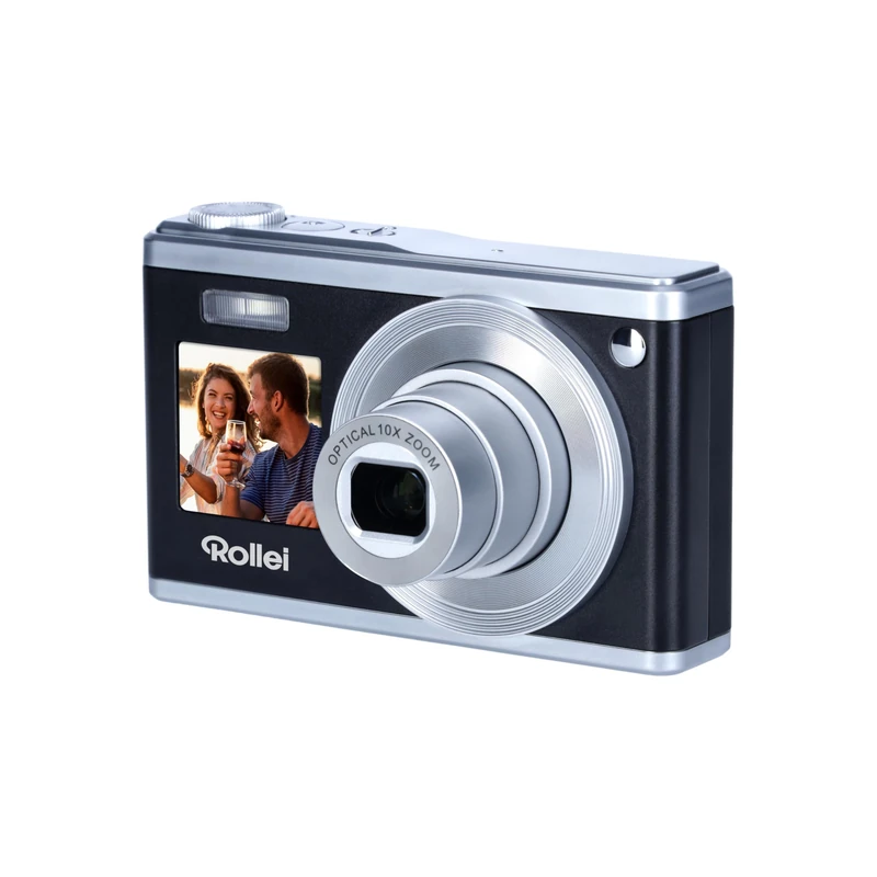 Rollei Compactline 10X – 60 MP – 10x Optical Zoom; Selfie Display; Experience Perfection in Every Picture with Electronic Stabilisation - Image 1