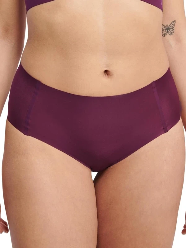 Sloggi Women's ZERO Feel 2.0 High waist Underwear, Claret, L