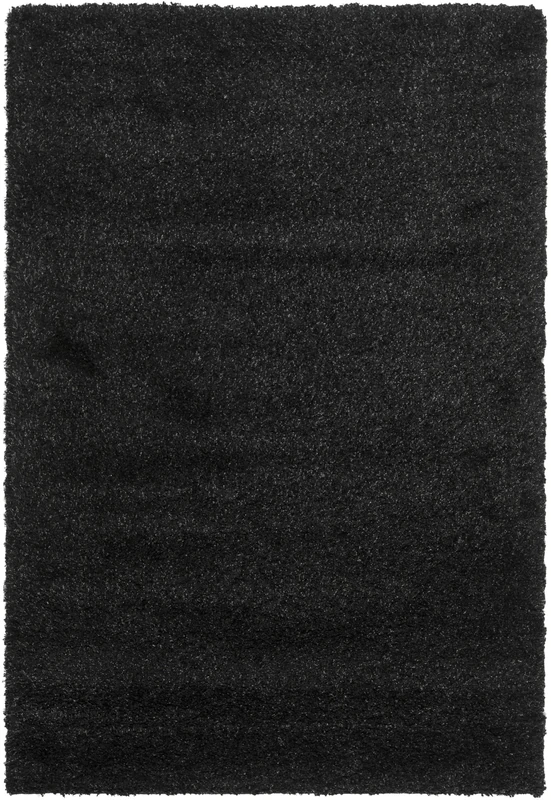 Safavieh California Shag Collection Shaggy Rug for Living Room Dining Room Bedroom High Pile Black 24 x 36 Inch