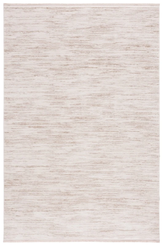 Safavieh Geometric Rug for Living Room Dining Room Bedroom - Whisper Collection Short Pile Ivory 91 x 152 cm