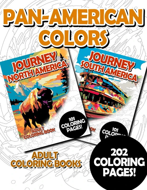 Pan-American Colors: Adult Coloring Book for Relaxing and Mindfulness (budget adult coloring bundles)