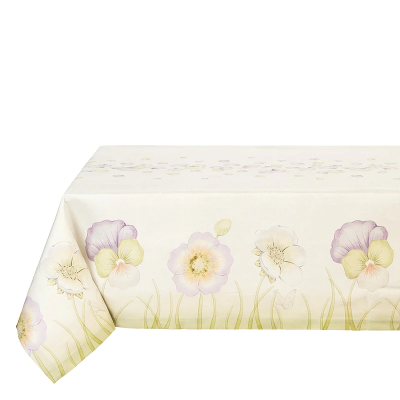 Bloom Stain Resistant Tablecloth 12 Seater