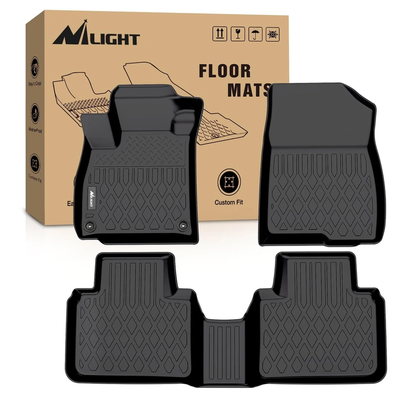 Nilight TPE Floor Mats for Honda Accord 2018 2019 2020 2021 2022,All Weather Custom Fit Heavy Duty Floor Liners