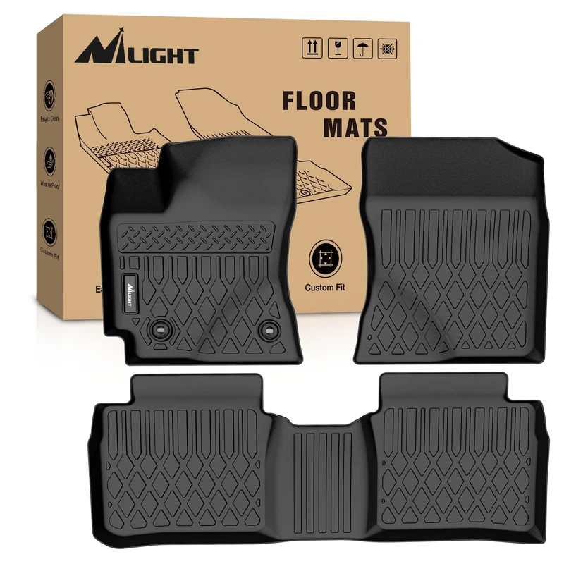 Nilight TPE Floor Mats for Toyota Corolla Sedan 2014 2015 2016 2017 2018 2019,All Weather Custom Fit Heavy Duty Floor Liners