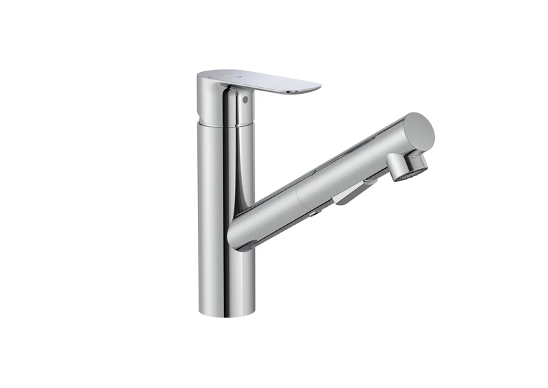 Roca A5A806EC00 Kitchen Mixer, Calla Collection, Removable Spout, Chrome